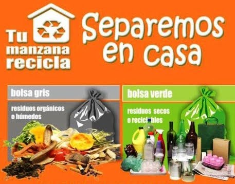 Cómo separar en el programa Tu manzana Recicla