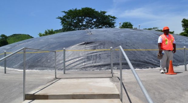 Biogas a partir de aguas residuales.