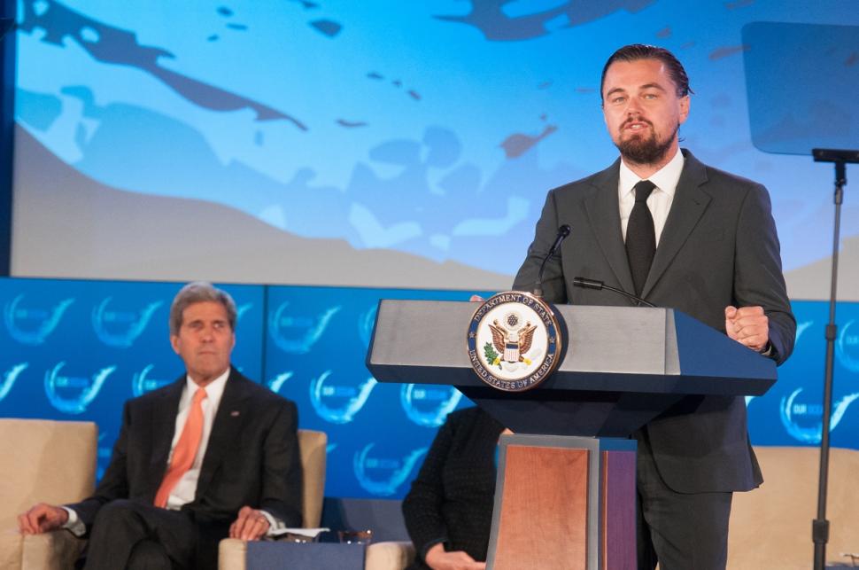 Leonardo Di Caprio, activista por el medio ambiente.