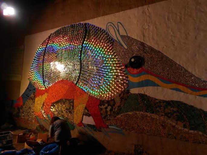Eco-Mural reciclado