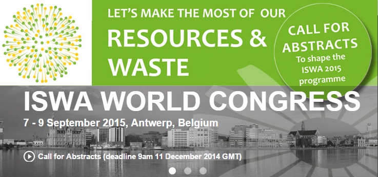CONGRESO MUNDIAL ISWA 2015 – AMBERES – BÉLGICA.