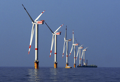 Plataforma flotante: Simbolo del futuro de la energía eólica