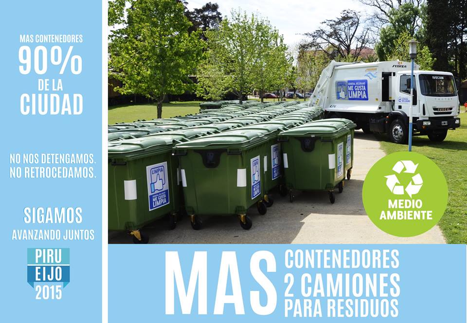 Gral. Belgrano: más contenedores ,una gestión de residuos para imitar
