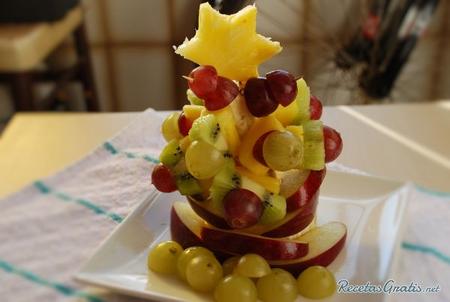 Árbol de Navidad de Frutas