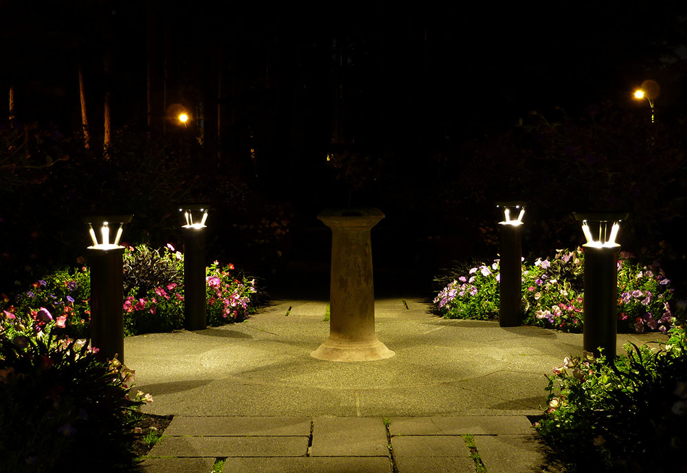 Lámpara para iluminación de la trayectoria al aire libre