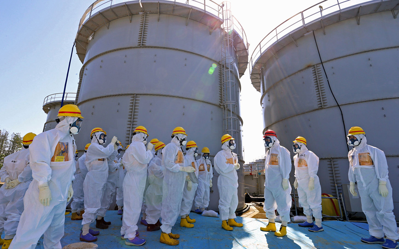 Fukushima disminuye radioactividad.