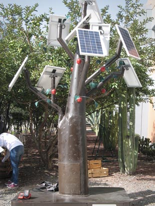 Árbol que genera electricidad