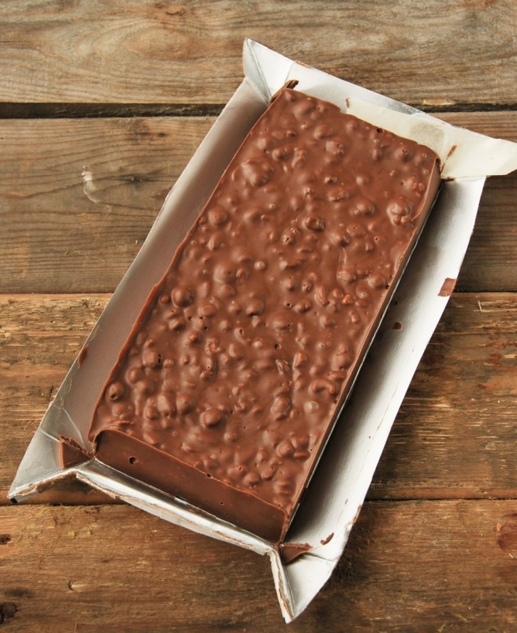 Turrón casero en molde de Tetra y sin harina!