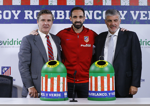 Atlético de Madrid fomenta el reciclaje de vidrio
