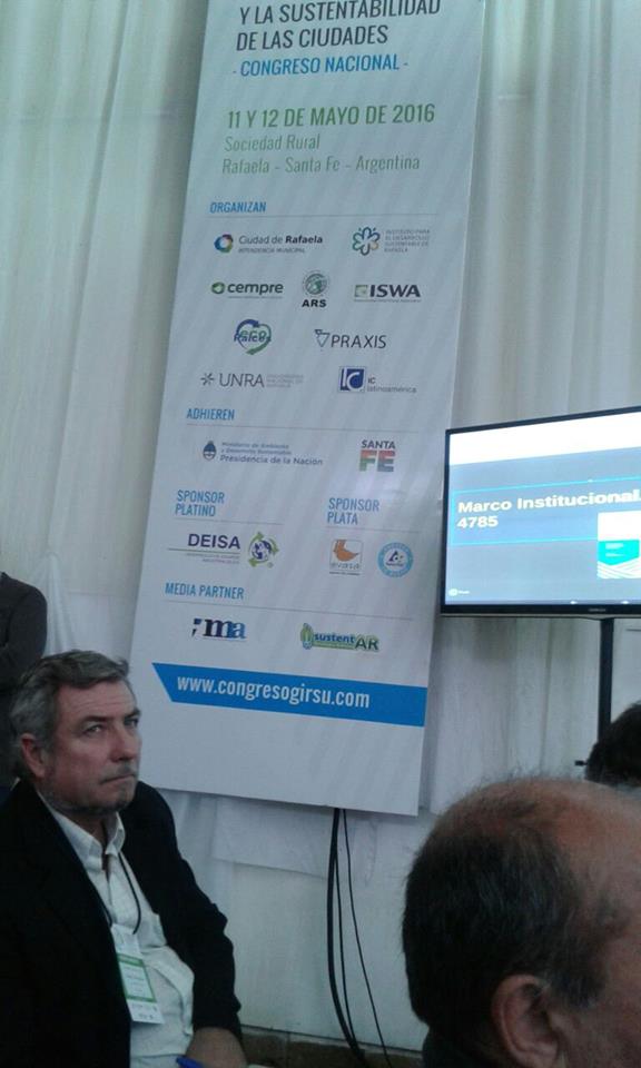 Congreso de Residuos 2016 en Rafaela, Santa Fe