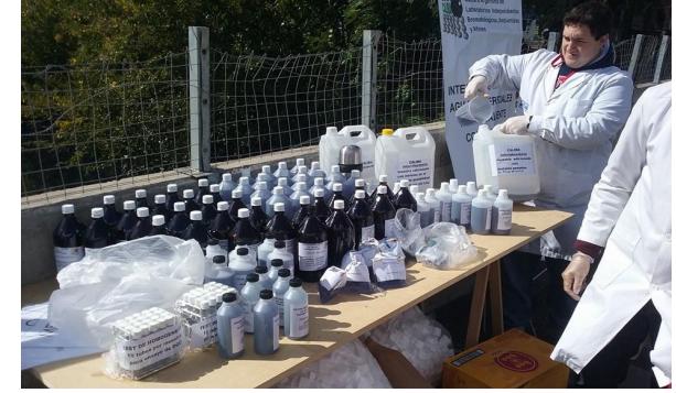 Ensayo de aguas superficiales potencialmente contaminadas