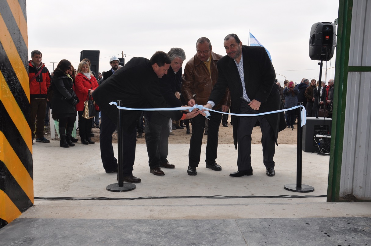 Tres Arroyos: inauguran planta de tratamiento Girsu