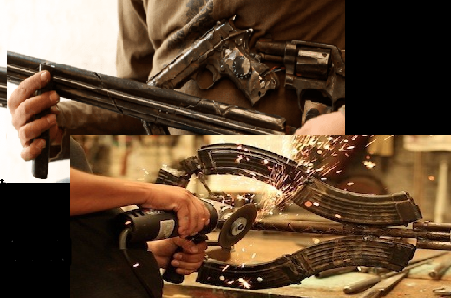 7000 armas recicladas en instrumentos musicales