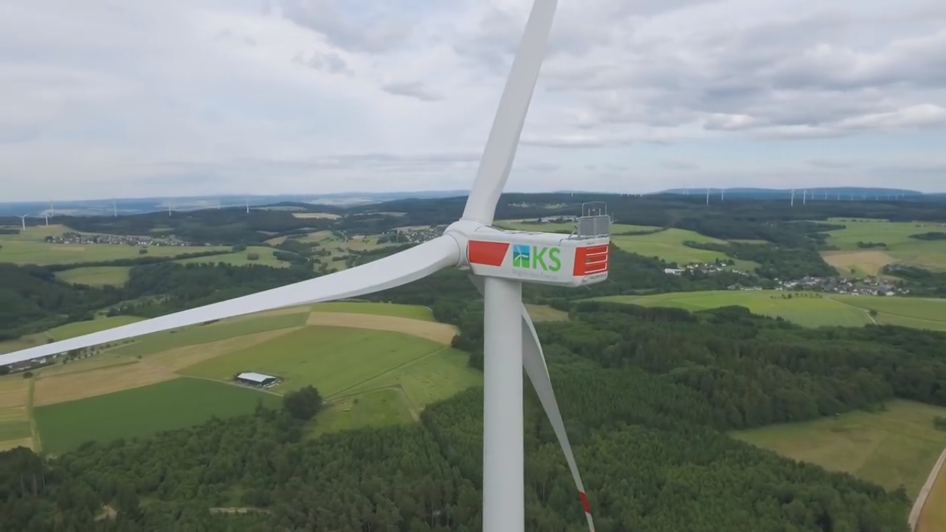 Alemania: instalan aerogenerador de 230 metros de altura