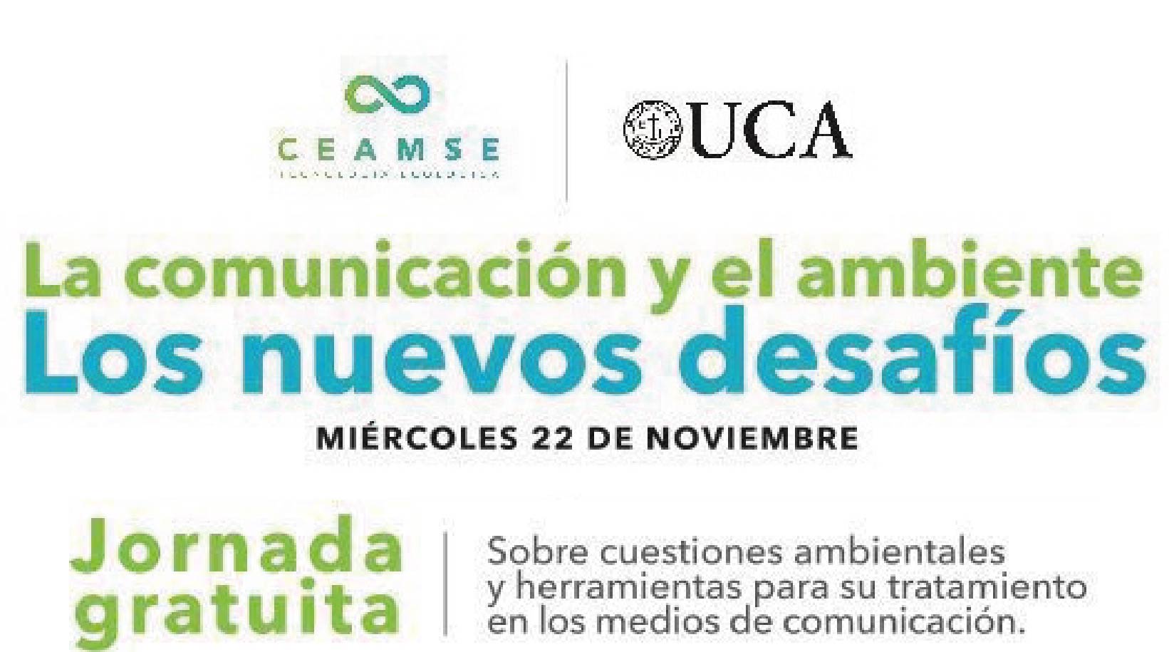 Jornada UCA: La comunicación y el Ambiente