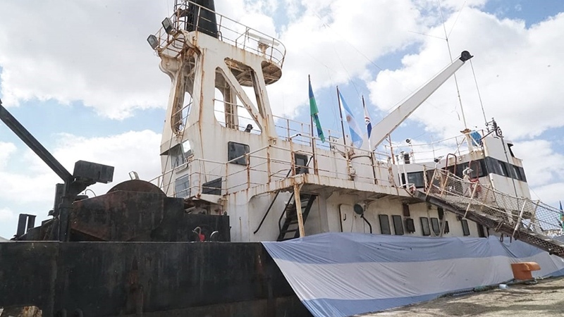 Astillero Río Santiago acondiciona un buque para la conservación de áreas protegidas