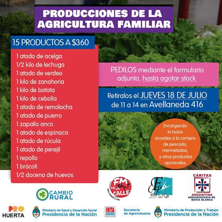 Producciones de Agricultura Familiar