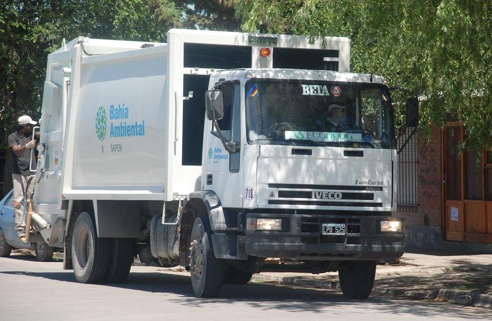 Recolección de residuos en Bahía Blanca