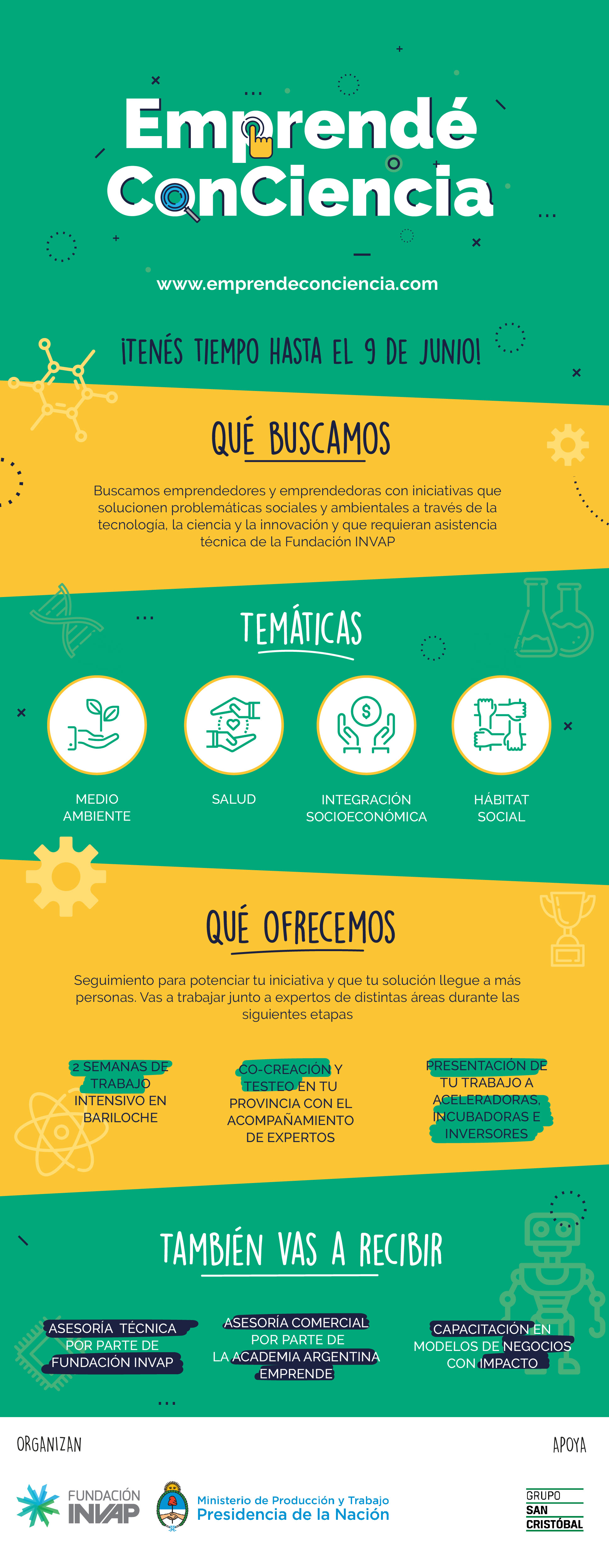 Se lanzó la 3° edición de Emprendé ConCiencia