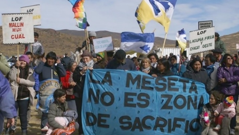 Comunidades indígenas frenan el tratamiento de zonificación minera en Chubut