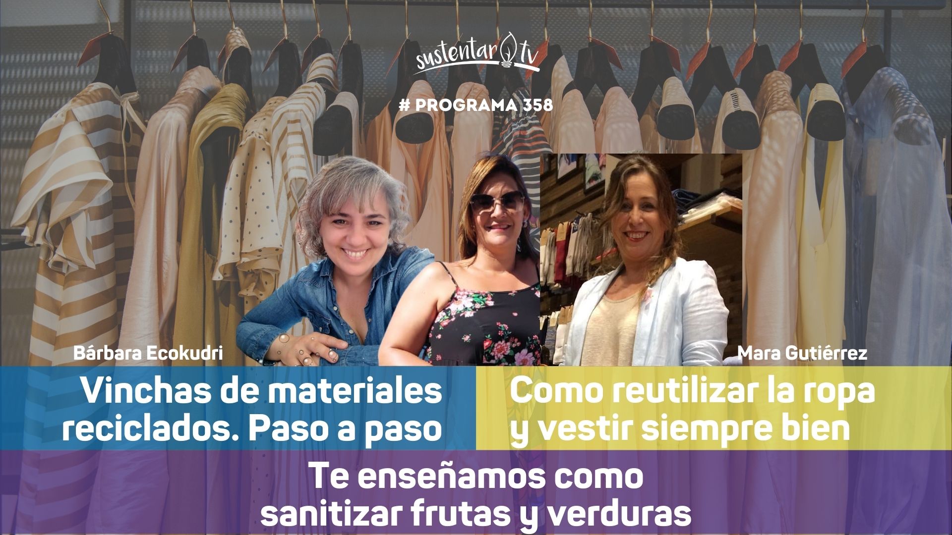 Recicla telas y vestite sustentable