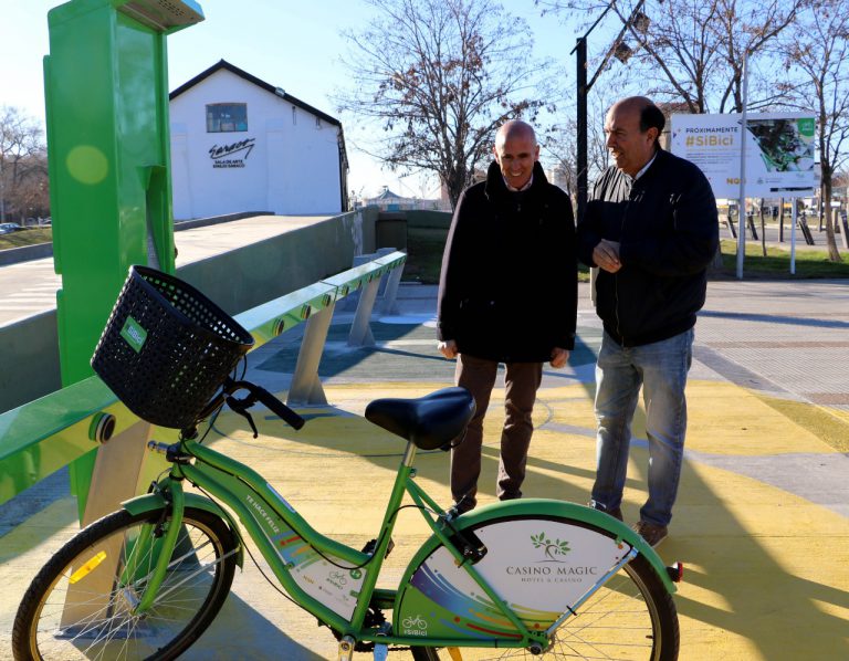 Estaciones de bicicletas en la Ciudad de Neuquén