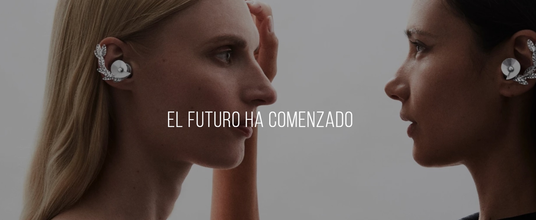 Auriculares fashion de metal reciclado