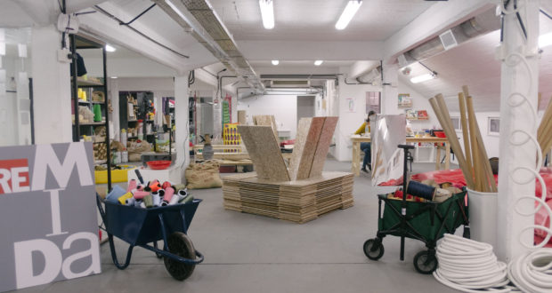 Un centro de reutilización creativo