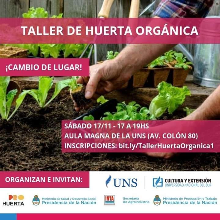 Taller de Huerta Y RECORRIDA A CULTIVOS
