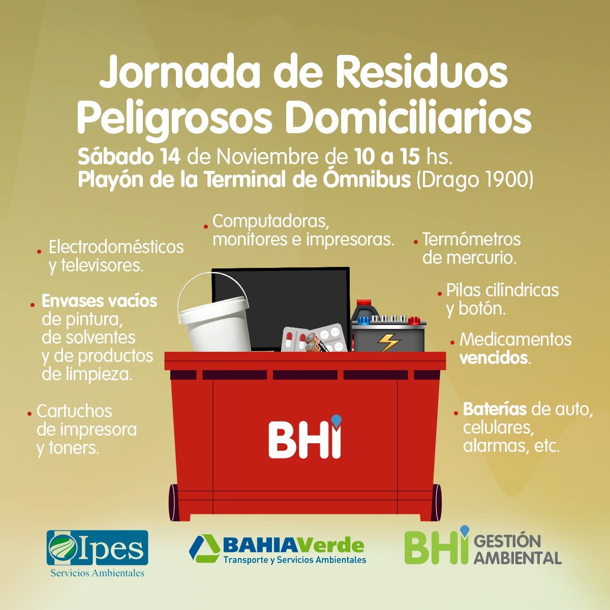 Campaña de Residuos Peligrosos en Bahía