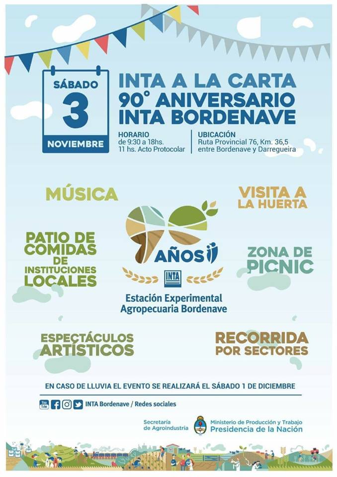 Inta bordenave festeja su aniversario 90 con vos