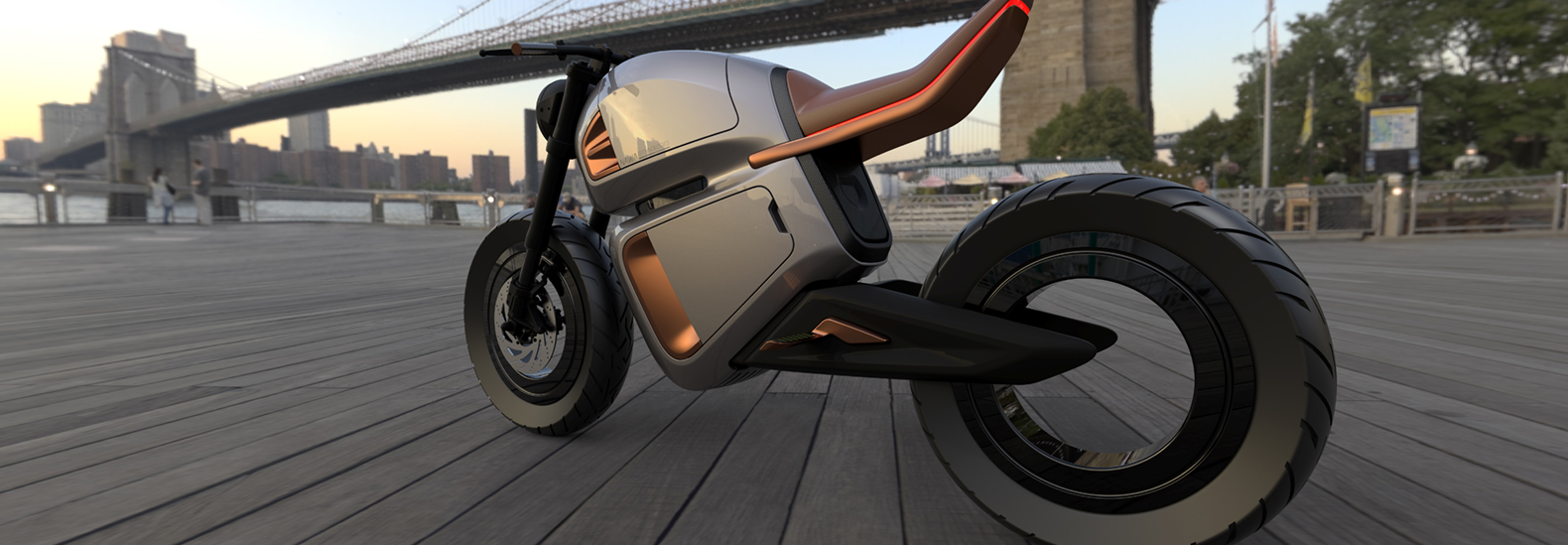 Para los fanáticos de las motocicletas: conoce esta híbrida del estilo de los 60