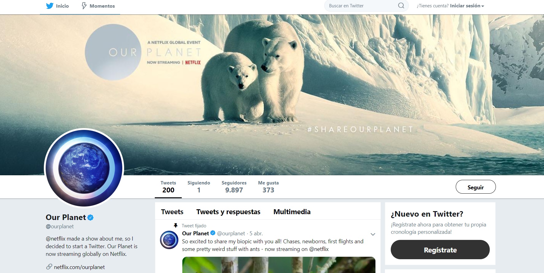 Our Planet, estreno en NETFLIX