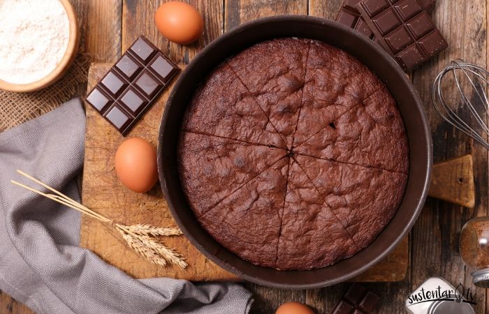 Torta de chocolate sin azúcar