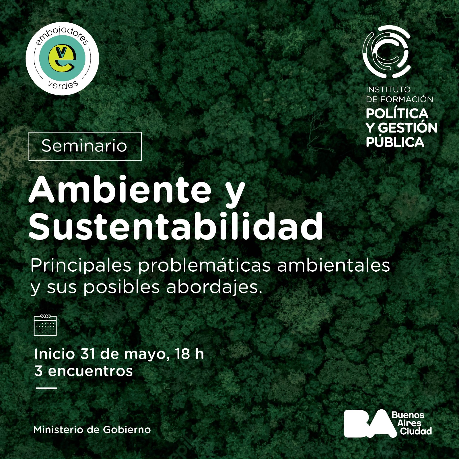 Seminario sobre Ambiente y Sustentabilidad: Aprende a hacer la diferencia