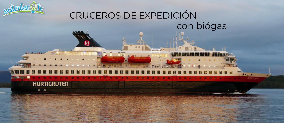 cRUCEROS DE EXPEDICIÓN CON BIOGÁS