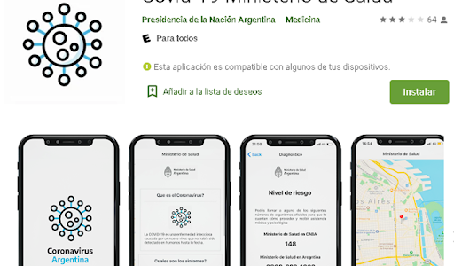Descargate la APP de autodiagnóstico para Coronavirus